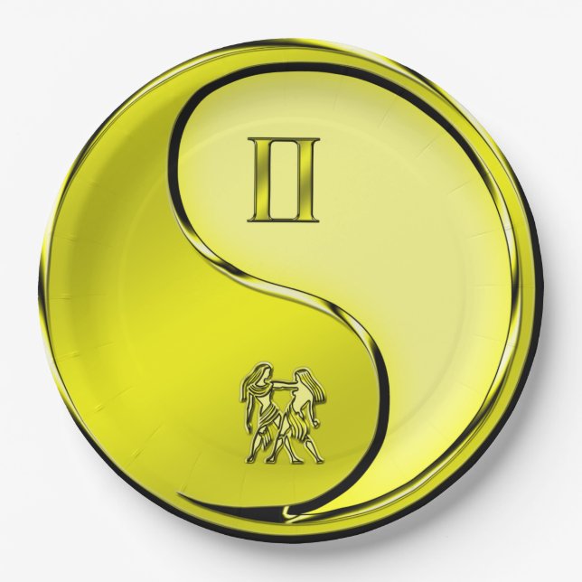 Prato De Papel Gemini the Twins (Frente)