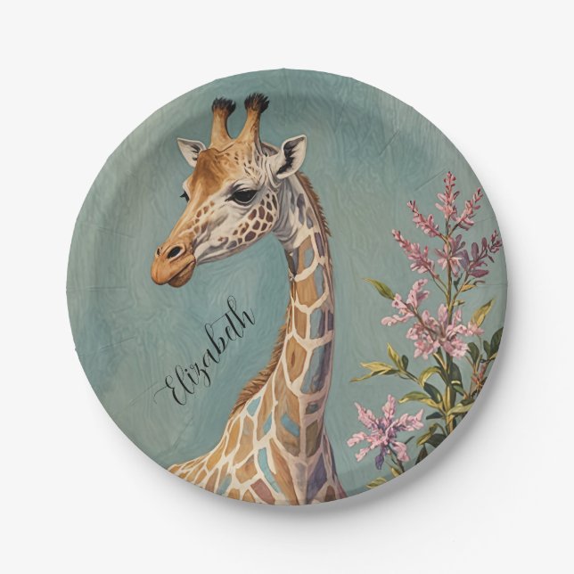 Prato De Papel Gentil Gigante Personalizado (Frente)