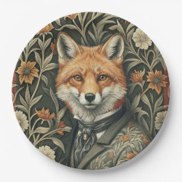 Prato De Papel Gentleman Fox in Evening Attire Vintage Woodland