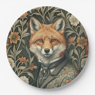 Prato De Papel Gentleman Fox in Evening Attire Vintage Woodland