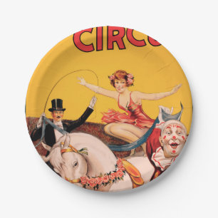 Prato De Papel Gentry Bros. Circo