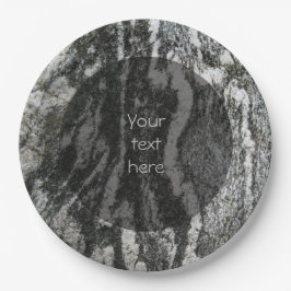 Prato De Papel Geologia Decorativa Padrão Felino Qualquer Texto