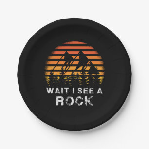 Prato De Papel Geologia - Espere, Eu Vejo Uma Pedra