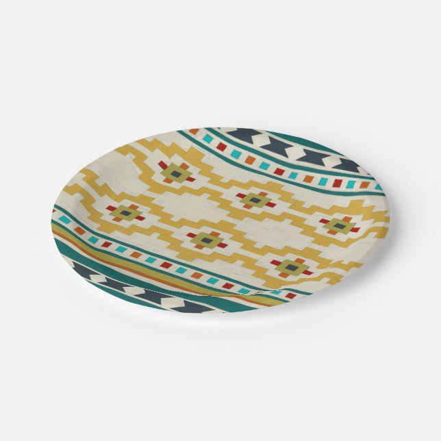 Prato De Papel Geometria do Sudoeste III (Inclinado)