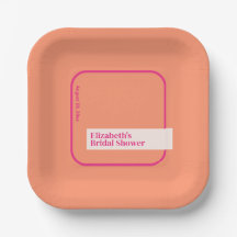 Geométrico Rosa e Laranja