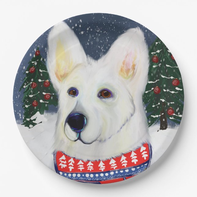 Prato De Papel German shepherd (Frente)