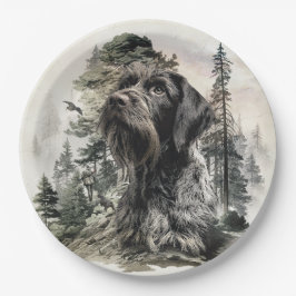 Prato De Papel German Wirehaired Pointer