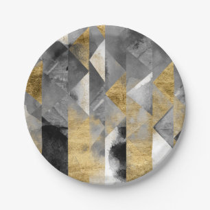 Prato De Papel Gilt Reflexões I