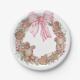 Prato De Papel Gingerbird Deseja Fora