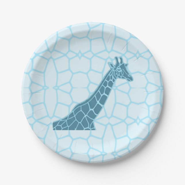 Prato De Papel Giraffe Tower Birthday (Frente)