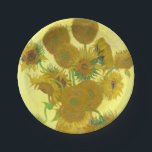 Prato De Papel Girassóis de Van Gogh | | 1888<br><div class="desc">Os "girassóis" foram terminados por Vincent van Gogh em 1888</div>