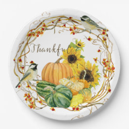 Prato De Papel Girassol (Branca)