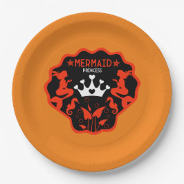 Prato De Papel Girl Mermaid Princess