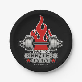 Prato De Papel Giro de Malhação de Dumbbell, Levantando Peso Pers