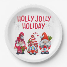 Gnomos de Férias Holly Jolly   