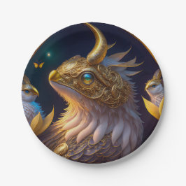 Prato De Papel Goldenes fantastastisches Fabeltier