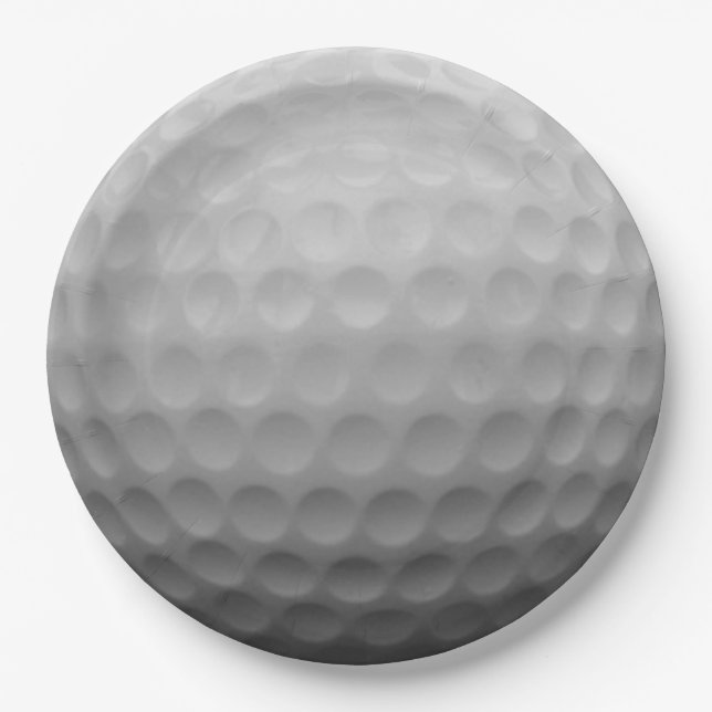 Prato De Papel Golf Ball (Frente)