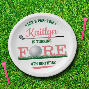 Prato De Papel Golf PAR-TEE 4º Aniversário