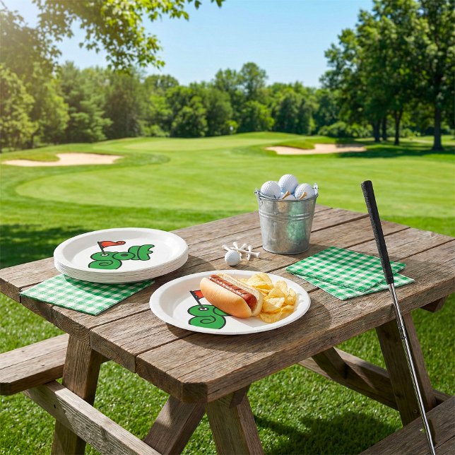 Prato De Papel Golf Wang Vibrant Green and Red (Criador carregado)