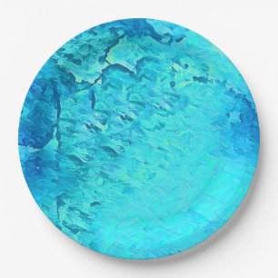 Prato De Papel Gorgee Aquarela Tema Tropical Oceânica Design