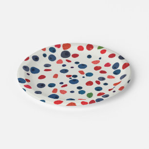 Prato De Papel Gosto da placa do verão