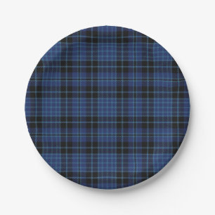 Prato De Papel Gosto da xadrez de Tartan dos cleros de Scotland