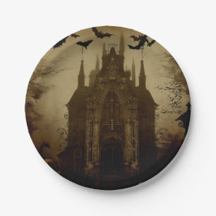 Prato De Papel Gótico/Halloween/queda/abóbora