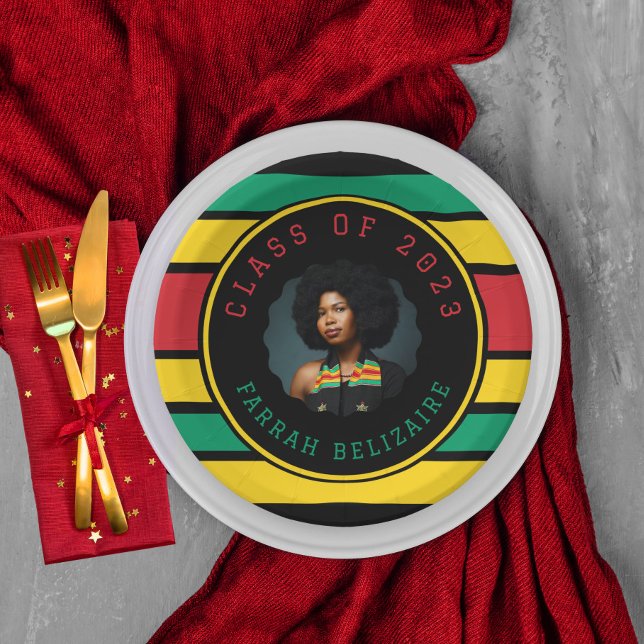 Prato De Papel Graduação de Fotos Pan-Africano (Criador carregado)