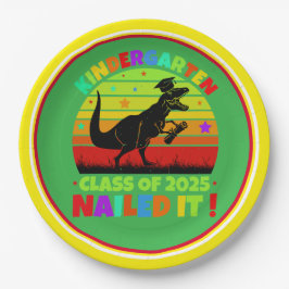 Prato De Papel Graduação de jardim de infância Classe 2025
