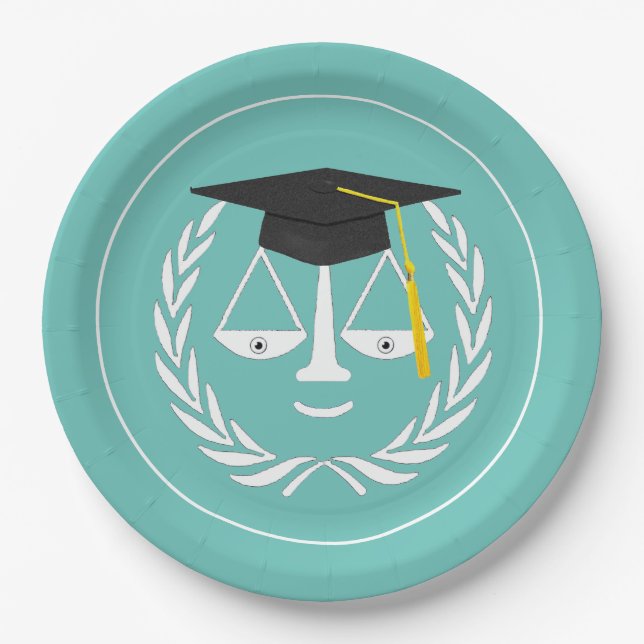 Prato De Papel Graduação na Faculdade de Direito Criativo (Frente)