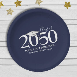 Prato De Papel Graduação Simples Moderno Mínimo Mínimo Quadro