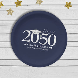 Prato De Papel Graduação Simples Moderno Mínimo Mínimo Quadro