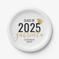 Graduation Class of 2023 Modern Gold and Black 
