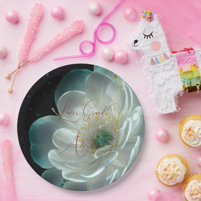 Prato De Papel GrandAdventurePaperPlate de #Amor (Festa)