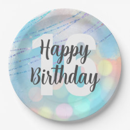 Prato De Papel Grande Festa de aniversário Bokeh Napkins