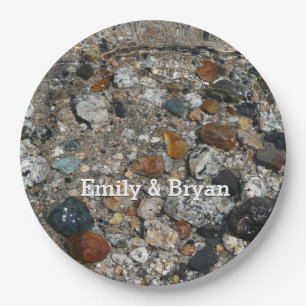 Prato De Papel Granite Pebbles no lago Tenaya em Yosemite