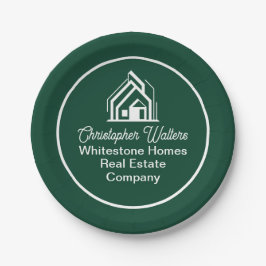 Prato De Papel Green Real Estate Company Customized Realtor Party