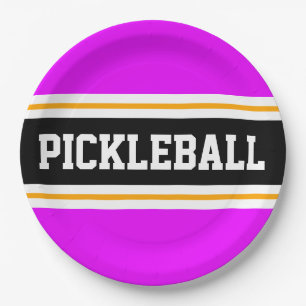 Prato De Papel Grelhas Negras Tropicais Atlíticas de PICKLEBALL