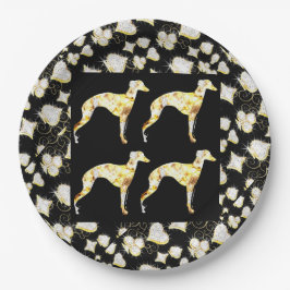 PRATO DE PAPEL GREYHOUND BLING