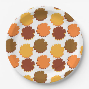 Prato De Papel Groovy Boho Doce Margarida