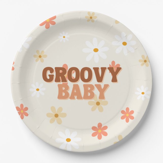 Prato De Papel Groovy Plates (Frente)