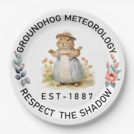 Prato De Papel Groundhog