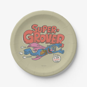Prato De Papel Grover Vintage Kids 1