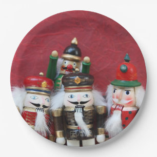 Prato De Papel Grupo de quatro nutcrackers