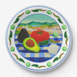 Prato De Papel Guacamole