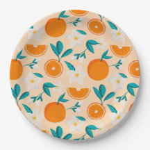 Guardanapo com estampa laranja | Design de Citrus