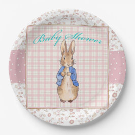 Prato De Papel Guardanapo de Chá de Bebê Coelho Bunny Clássico