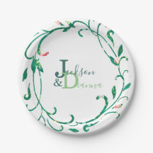 Guirlanda de Aquarela Jardim Rosa