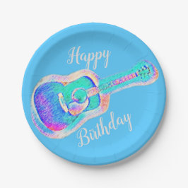 PRATO DE PAPEL GUITAR