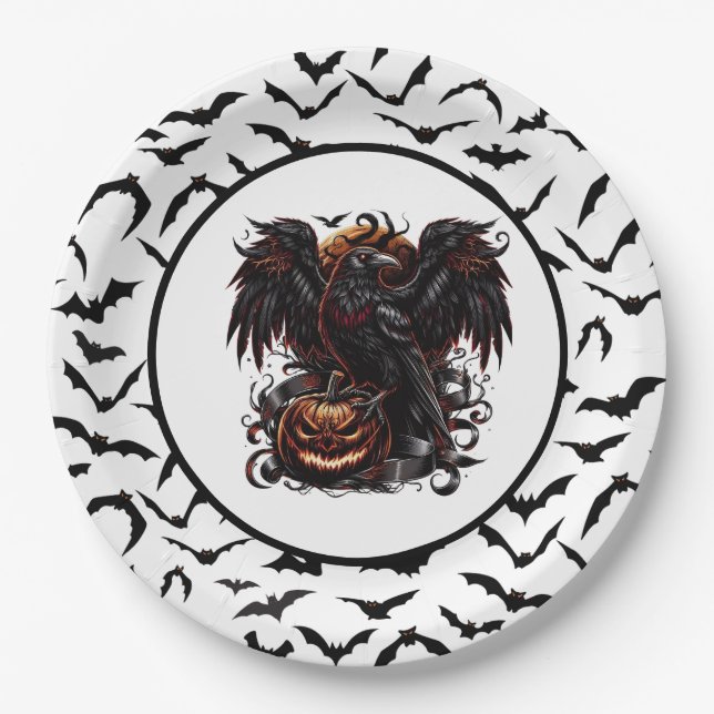 Prato De Papel Halloween (Frente)
